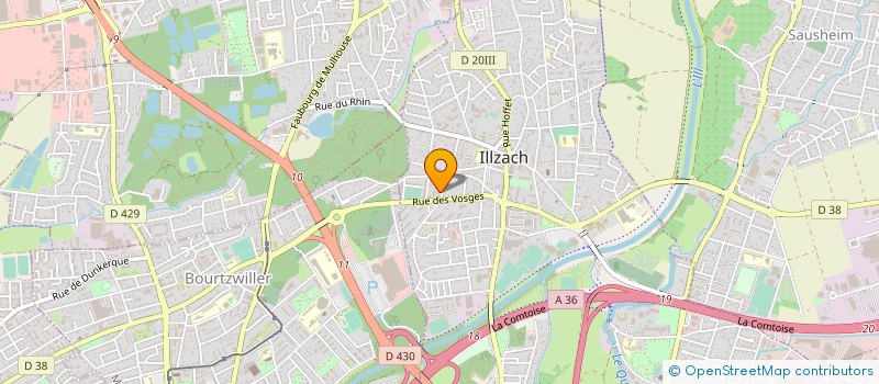 localisation de l'entreprise UNLU MULTI SERVICE  KINGERSHEIM