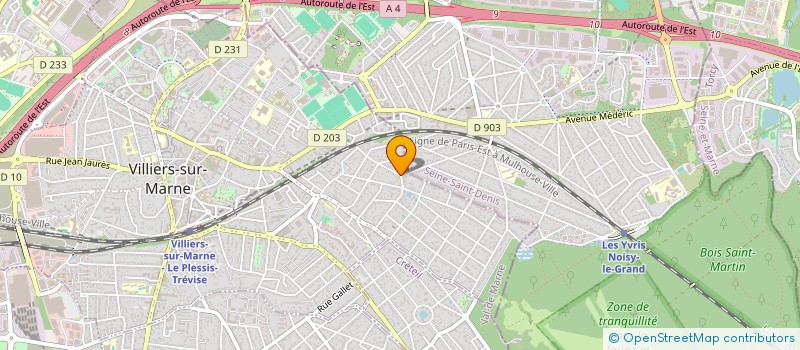 localisation de l'entreprise UNO PIZZA EVERYDAY  VILLIERS-SUR-MARNE