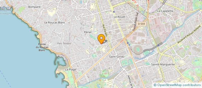 localisation de l'entreprise UNORIA à MARSEILLE
