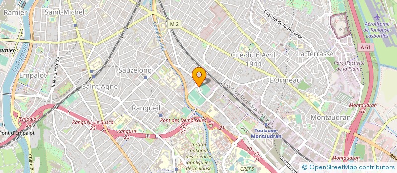 localisation de l'entreprise UNOSTRA MIDI PYRENEES à TOULOUSE