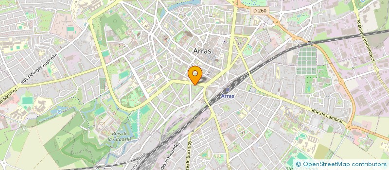 localisation de l'entreprise UNOSTRA NORD PAS DE CALAIS à ARRAS