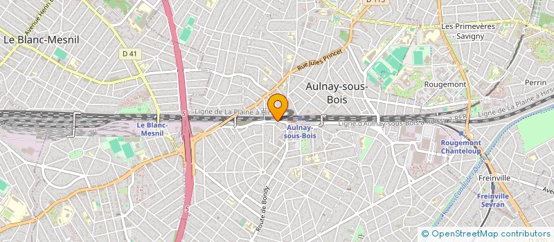localisation de l'entreprise UNOV MOBIL à AULNAY-SOUS-BOIS