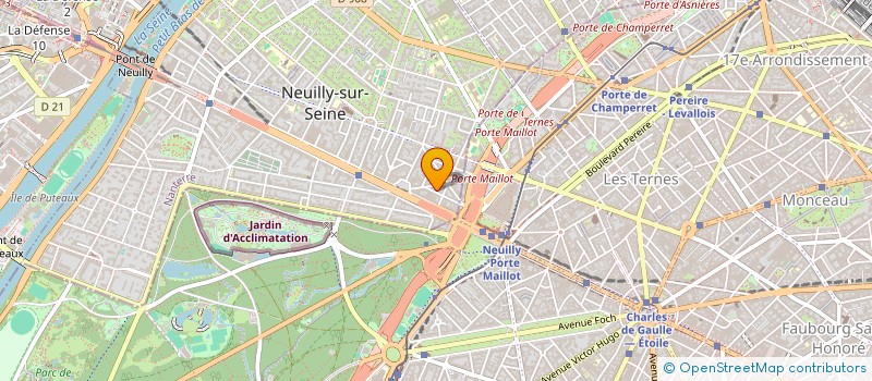 localisation de l'entreprise UNPACTE à NEUILLY-SUR-SEINE