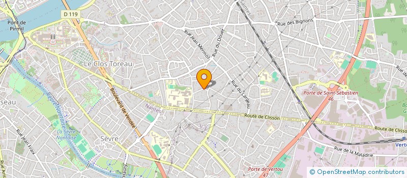 localisation de l'entreprise UNPEUFLOU à SAINT-SEBASTIEN-SUR-LOIRE