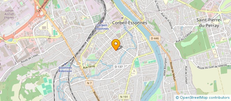 localisation de l'entreprise UNPI 91 - CHAMBRE DES PROPRIETAIRES DE L'ESSONNE à EVRY-COURCOURONNES