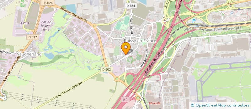 localisation de l'entreprise UNPNC (UNION NATIONALE PERSONNEL NAVIGANT COMMERCIAL) CFDT à ROISSY-EN-FRANCE