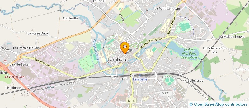 localisation de l'entreprise UNPOSSIBLE  LAMBALLE-ARMOR