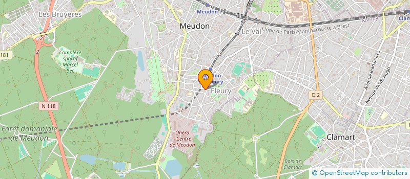 localisation de l'entreprise UNREEL à MEUDON