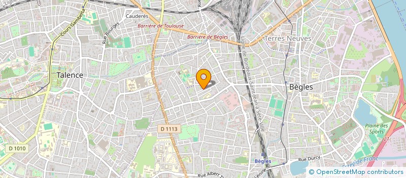 localisation de l'entreprise UNROLL PRODUCTIONS à BEGLES