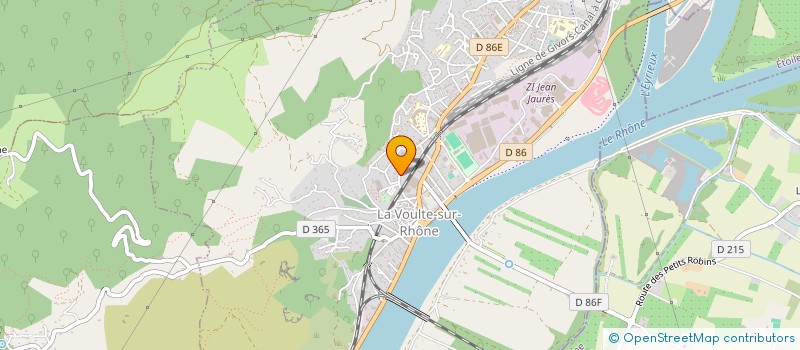 localisation de l'entreprise UNRPA SECTION LOCALE DE LA VOULTE  LA VOULTE-SUR-RHONE