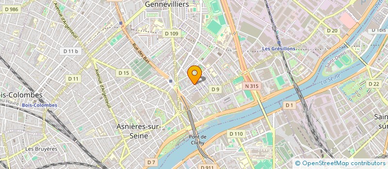 localisation de l'entreprise UNS  GENNEVILLIERS