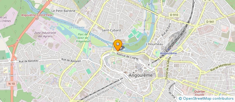 localisation de l'entreprise UNSA EDUCATION CHARENTE à ANGOULEME