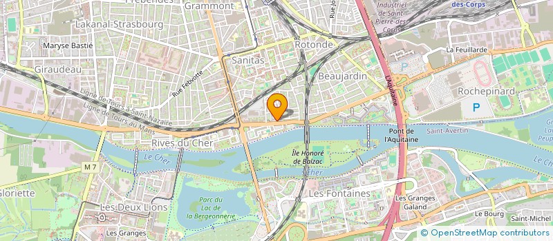 localisation de l'entreprise UNSA-SDIS 37  TOURS