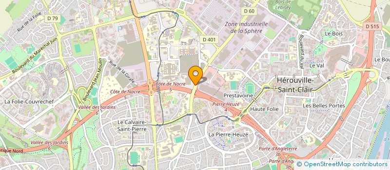 localisation de l'entreprise UNSA SYNDICAT NATIONAL SANTE SOCIAUX PRIVE à CAEN