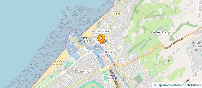 localisation de l'entreprise UNSA TERRITORIAUX COMMUNE DE TROUVILLE SUR MER  TROUVILLE-SUR-MER