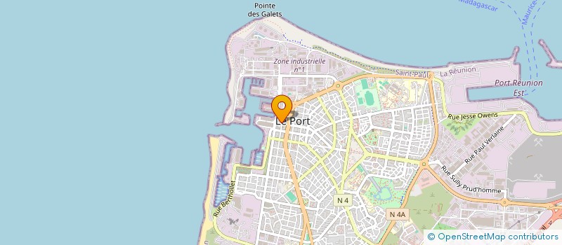 localisation de l'entreprise UNSA TERRITORIAUX LE PORT 974  LE PORT