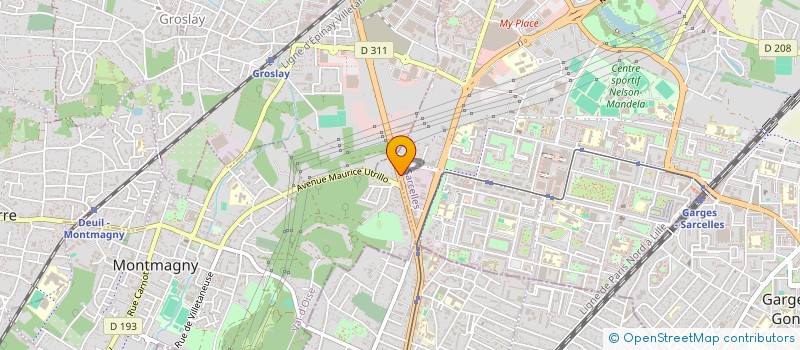 localisation de l'entreprise UNSAL  SARCELLES