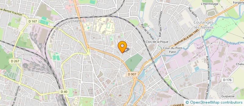 localisation de l'entreprise UNSIGNED à NEVERS