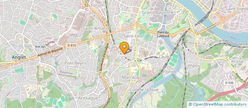 localisation de l'entreprise UNSIXCENTDIXHUIT à BAYONNE