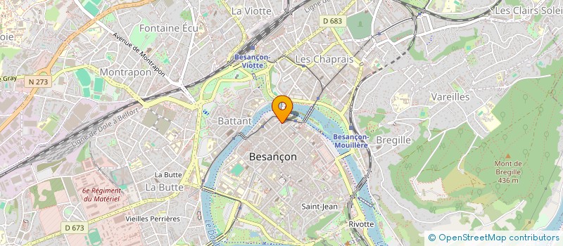 localisation de l'entreprise UNSOLITE à BESANCON