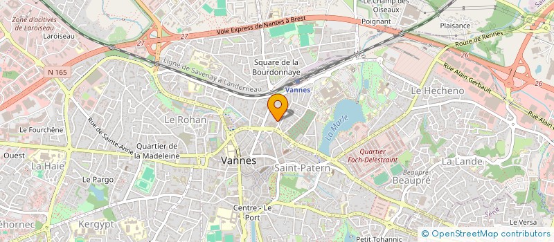 localisation de l'entreprise UNSS 56 INSPECTION ACADEMIQUE à VANNES