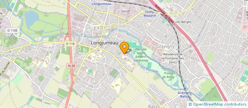 localisation de l'entreprise UNSS LYCEE PROFESSIONNEL JEAN PERRIN à LONGJUMEAU