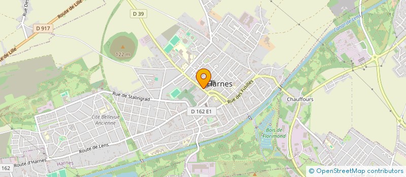 localisation de l'entreprise UNT62  HARNES