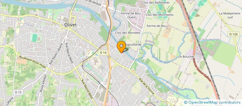 localisation de l'entreprise UNTAG GAMING (UNTAG) à OLIVET