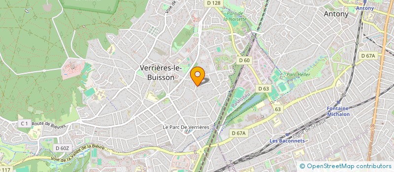 localisation de l'entreprise UNTER 73 à VERRIERES-LE-BUISSON