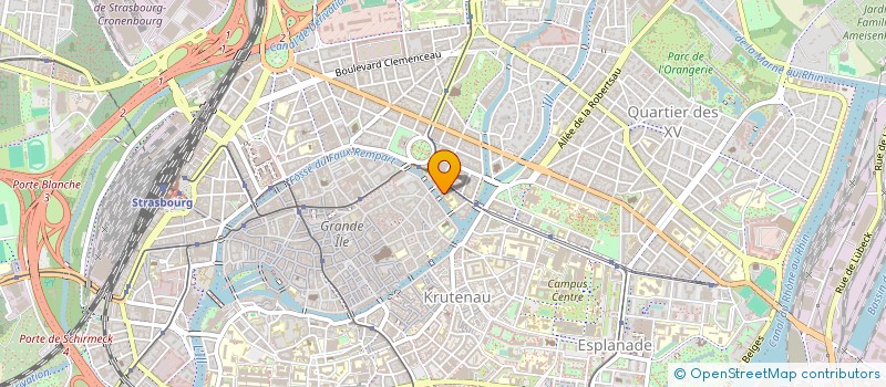 localisation de l'entreprise UNTER DER LINDE à STRASBOURG