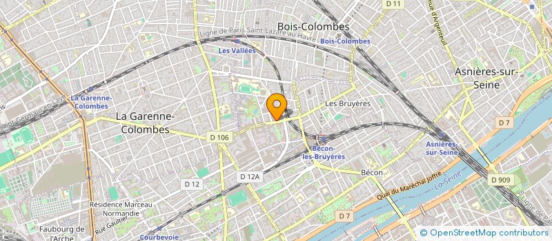 localisation de l'entreprise UNTERLOCUTEUR GRAPHIQUE à BOIS-COLOMBES