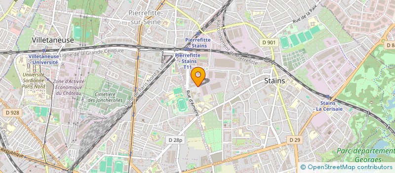 localisation de l'entreprise UNTERSTAINS à STAINS