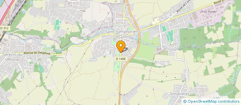 localisation de l'entreprise UNTITLED COMPANY  SAINT-SYMPHORIEN-D'OZON