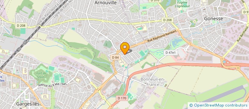 localisation de l'entreprise UNTROPY  ARNOUVILLE