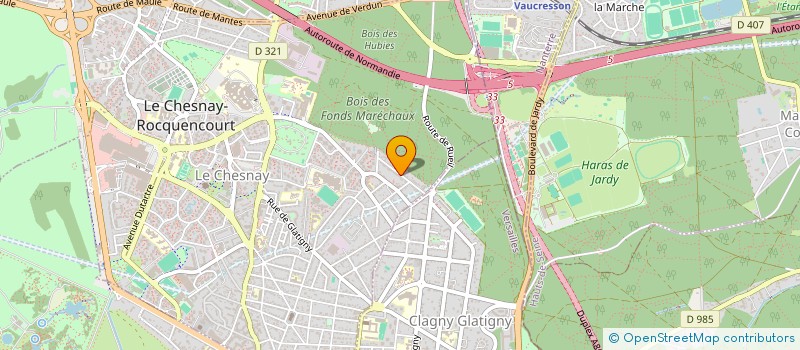 localisation de l'entreprise UNU TESTARDU  LE CHESNAY-ROCQUENCOURT