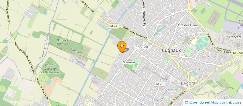 localisation de l'entreprise UNUA POWER  CUGNAUX