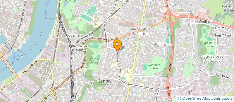 localisation de l'entreprise UNURLU CAFE à CENON