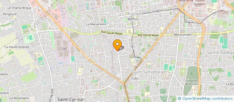 localisation de l'entreprise UNVESTUS  TOURS