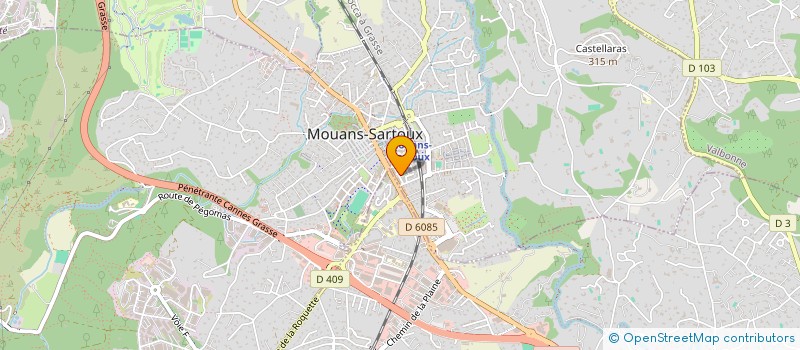 localisation de l'entreprise UNWHITE IT  MOUANS-SARTOUX