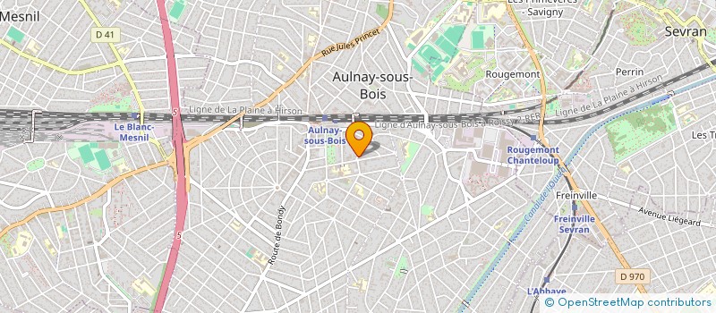 localisation de l'entreprise UNY-L à AULNAY-SOUS-BOIS
