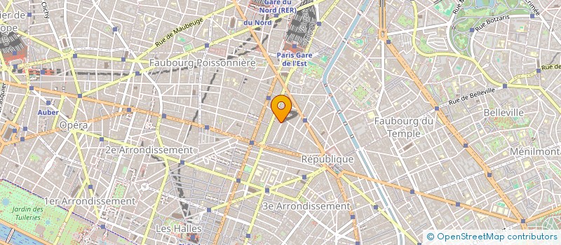 localisation de l'entreprise UNY TEX  PARIS