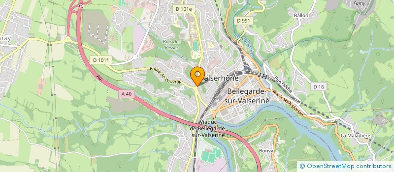 localisation de l'entreprise UNYCO DEVELOPPEMENT  VALSERHONE