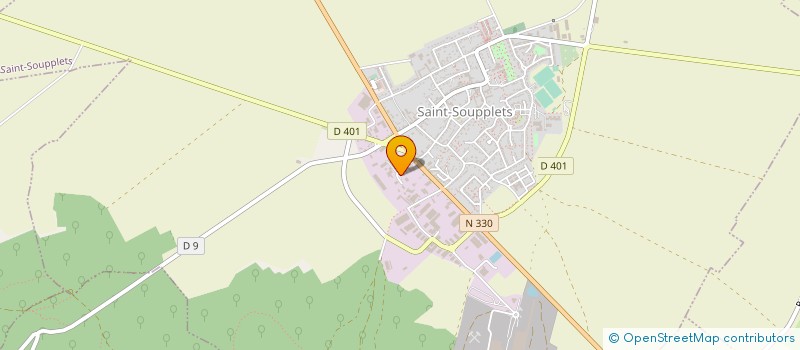 localisation de l'entreprise UNYMAT MATERIAUX à SAINT-SOUPPLETS