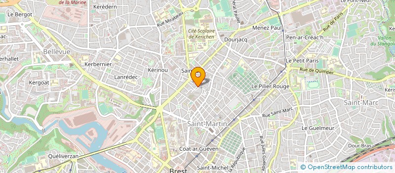 localisation de l'entreprise UNYONSYS à BREST