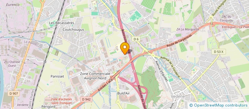 localisation de l'entreprise UNYVERBAT à SORGUES
