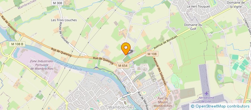 localisation de l'entreprise UOM  WAMBRECHIES