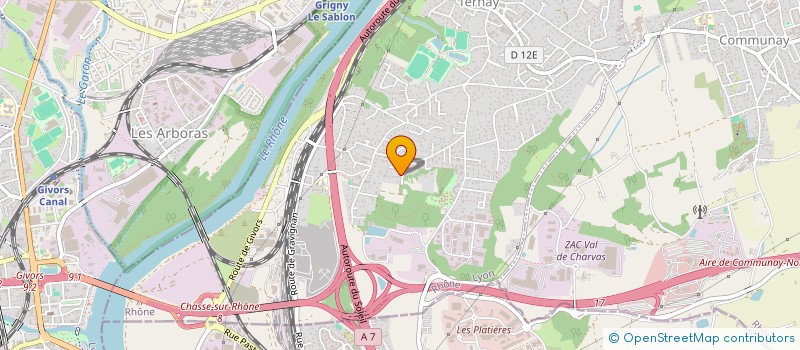 localisation de l'entreprise UONG - GHALEM INDIVISION  TERNAY