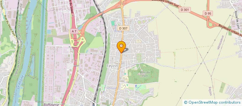 localisation de l'entreprise UORN INVEST  FEYZIN