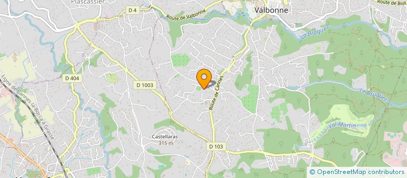 localisation de l'entreprise UOVO à VALBONNE