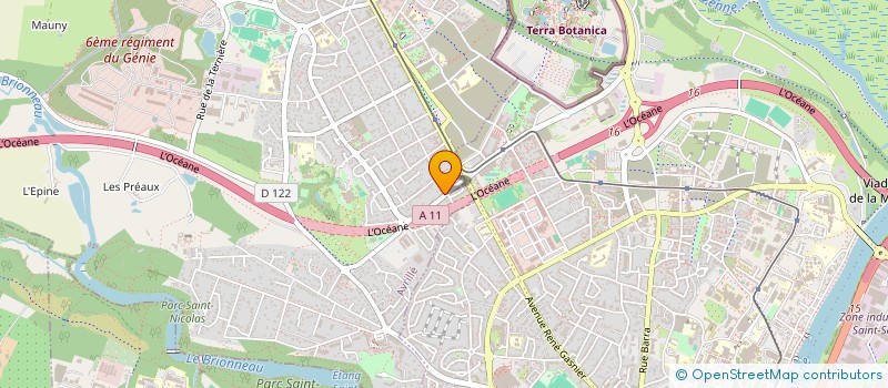 localisation de l'entreprise UP 37 à AVRILLE